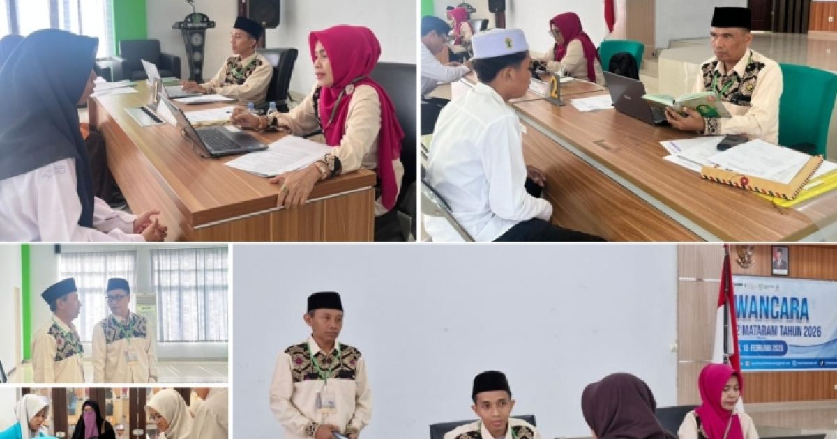 Done! Tes Wawancara Jalur Prestasi MANPK MAN 2 Mataram Hari Ini Sukses, Ini Agendanya!