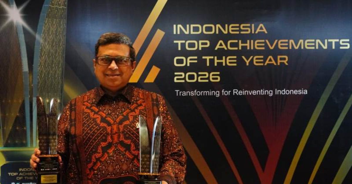 Kepala BPJPH Babe Haikal meraih penghargaan Best Leader of Change in Public Service Transformation 2026.  foto: BPJPH