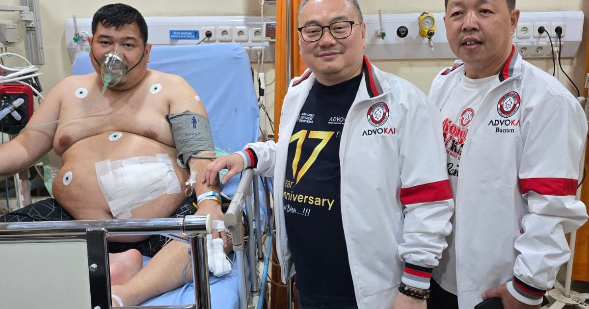 Ketua DPD KAI DKI Jakarra menjenguk anggotanya yang menjadi korban dugaan penganiayaan/ Istimewa