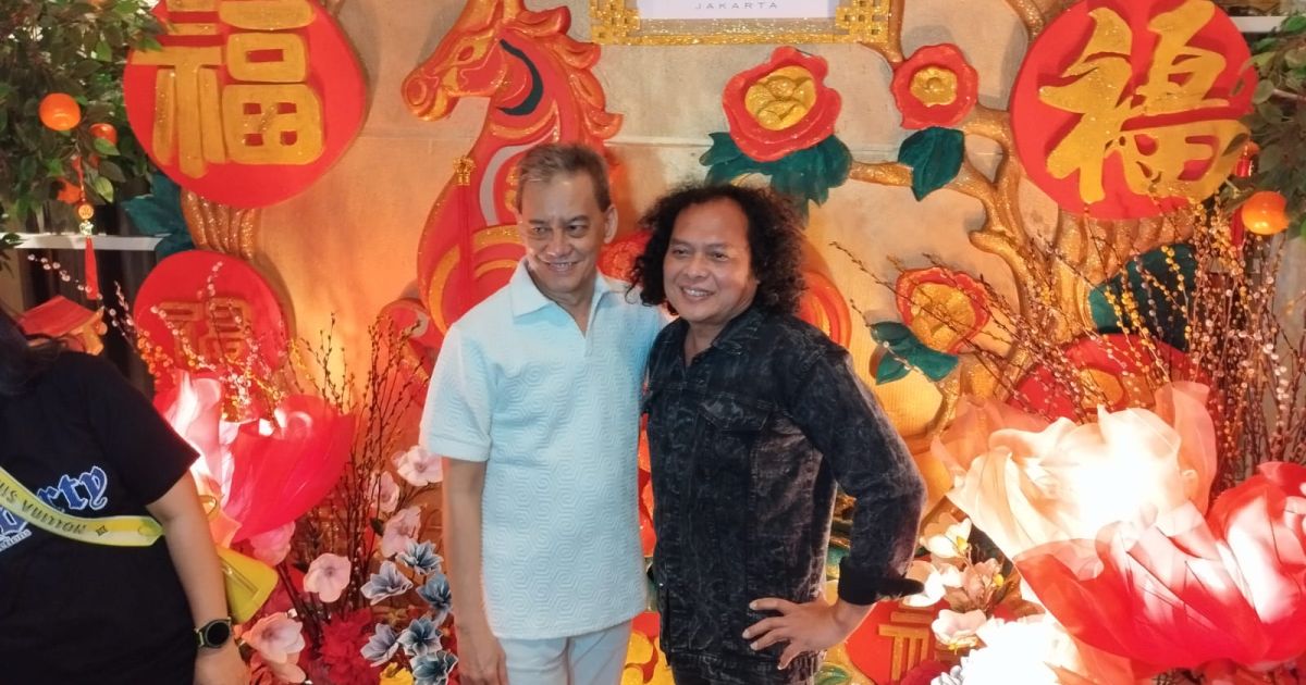 Fariz RM bersama Deolipa Yumara dalam acara syukuran kembalinya bermusik/ Arif Ferdian