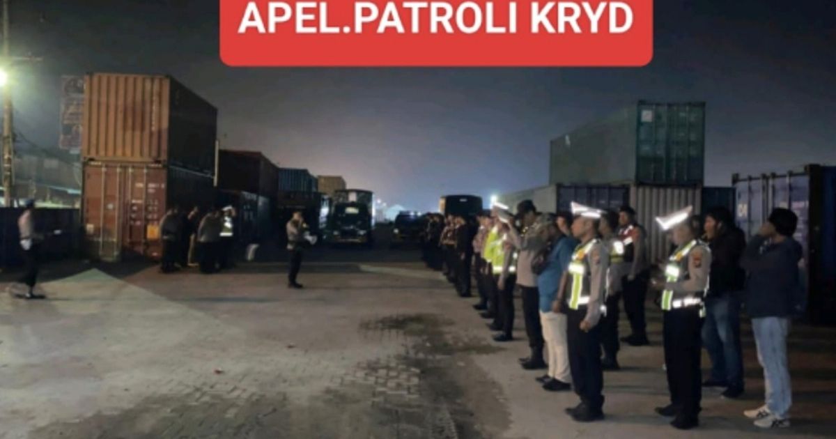 Patroli KRYD Dini Hari, Polres Pelabuhan Belawan Pastikan Situasi Aman dan Kondusif