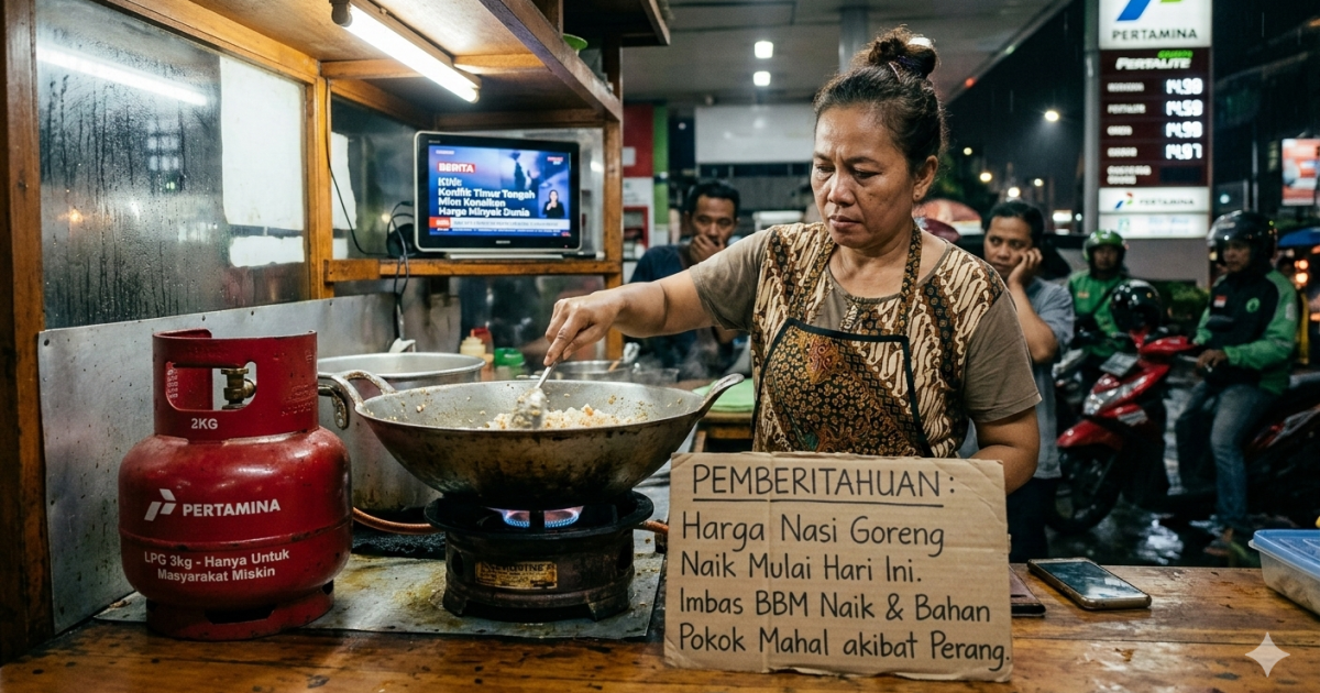 Badai di Teheran, Resesi di Lapak UMKM? Dampak Kenaikan BBM Global Maret 2026