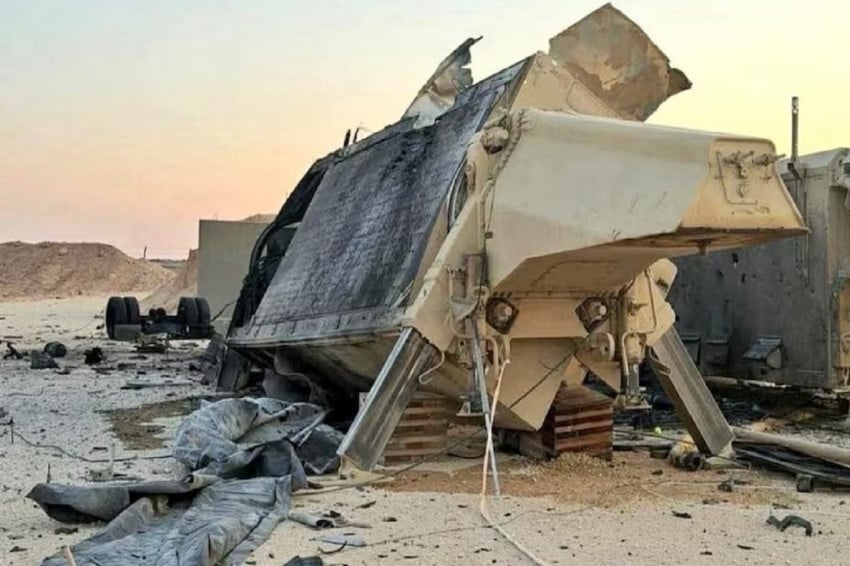 Serangan Iran telah menghancurkan radar sistem pertahanan THAAD Amerika Serikat di Yordania. Foto/X @manjeetnegilive