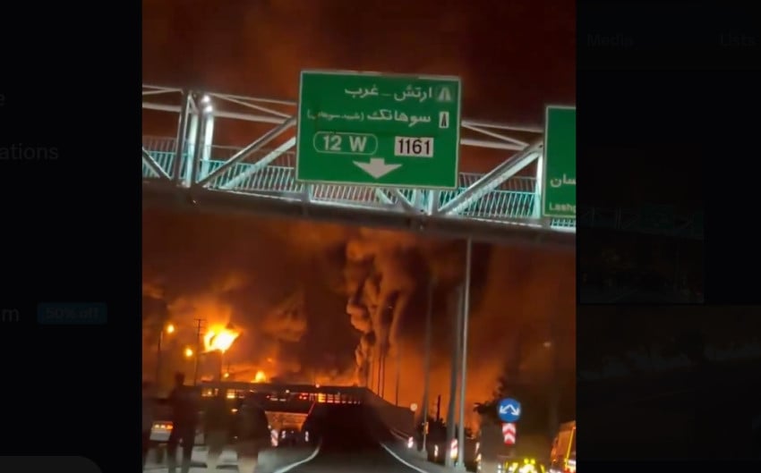 Eskalasi Baru: Serangan Udara Israel Selimuti Langit Teheran, Empat Tewas dalam Serangan Fasilitas Minyak Iran