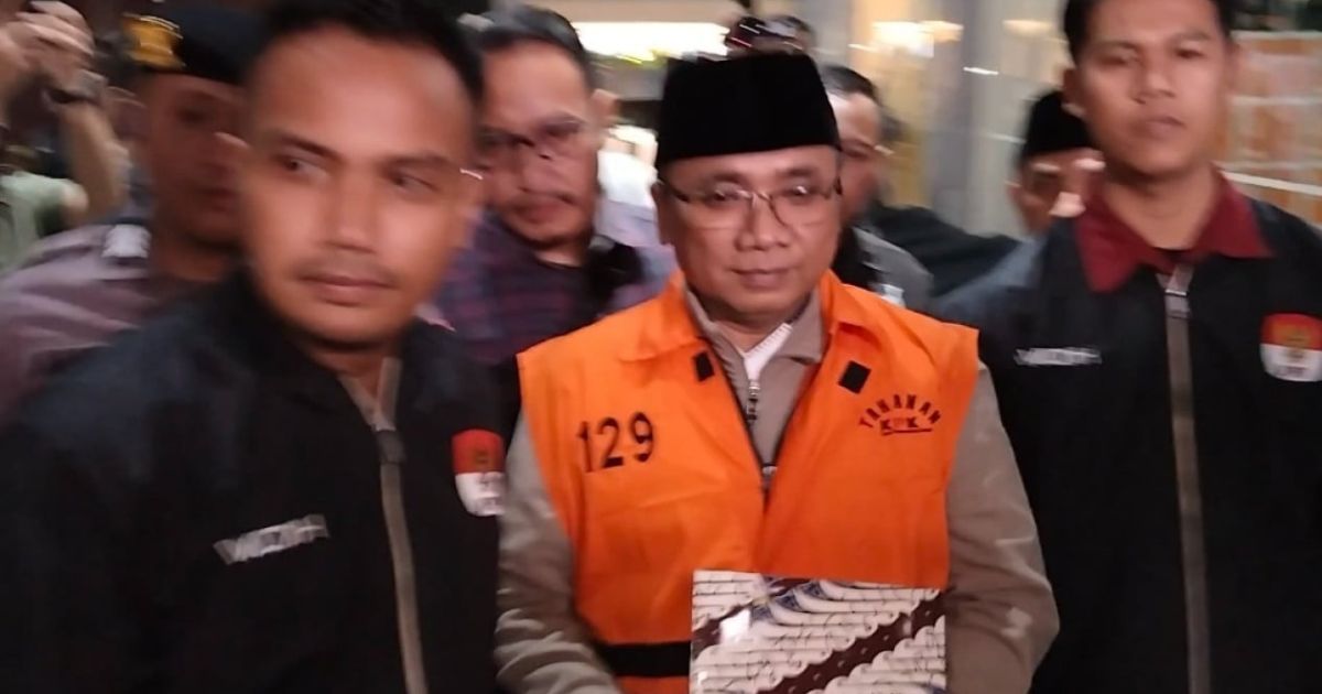 Mantan Menteri Agama Yaqut Cholil Qoumas atau akrab disapa Gus Yaqut selesai menjalani pemeriksaan sebagai saksi ihwal perkara dugaan korupsi kuota haji 2023-2024 di Kementerian Agama, Jumat (30/1/2026).(Foto: TvOne)
