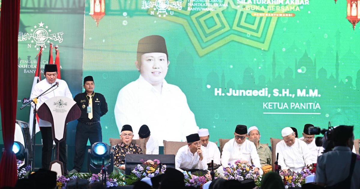 Silaturahim Akbar PCNU Banyuwangi: Momen Keakraban dan Soliditas Warga Nahdliyin, Diwarnai Kehadiran 1.200 Undangan