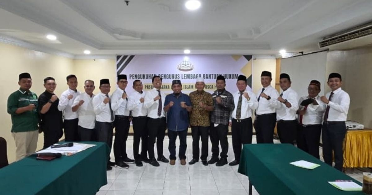 Pengurus LBH Pascasarjana Hukum Islam Resmi Dikukuhkan