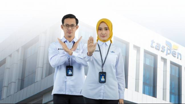 PT TASPEN (Persero) mengkampanyekan Zero Gratification jelang Idulfitri 1447 H sebagai komitmen menjaga integritas dan tata kelola perusahaan yang bersih. (Sumber: Dok. TASPEN)