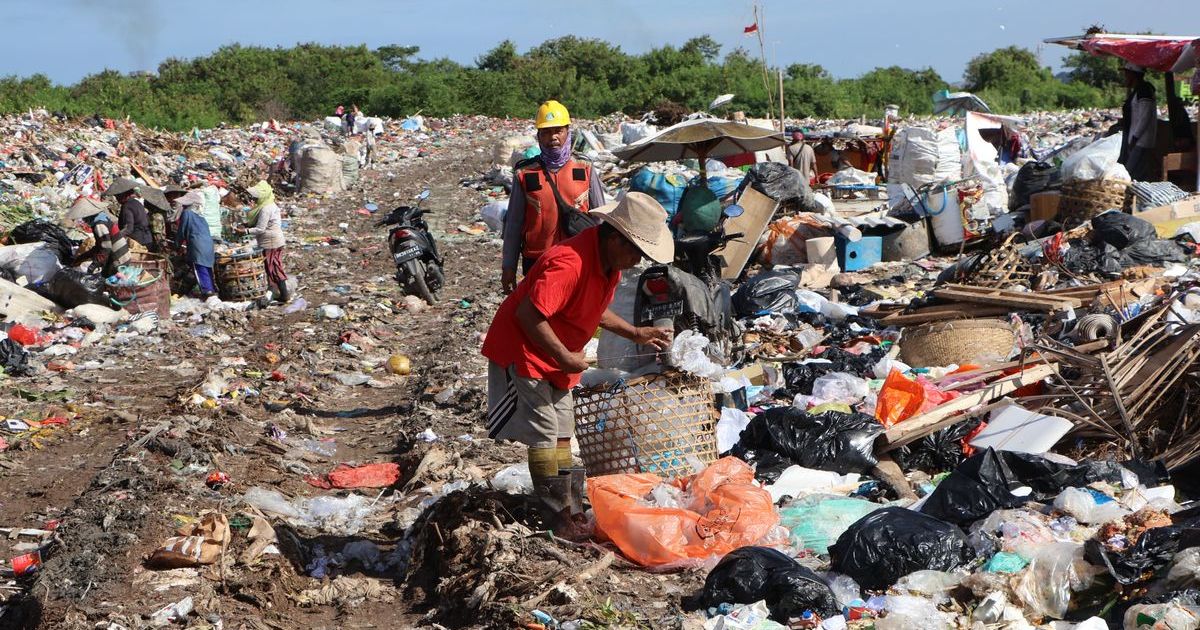 Foto Tempat Pemrosesan Akhir Regional Sarbagita Suwung, Denpasar Selatan. (Dok: Pemprov Bali)