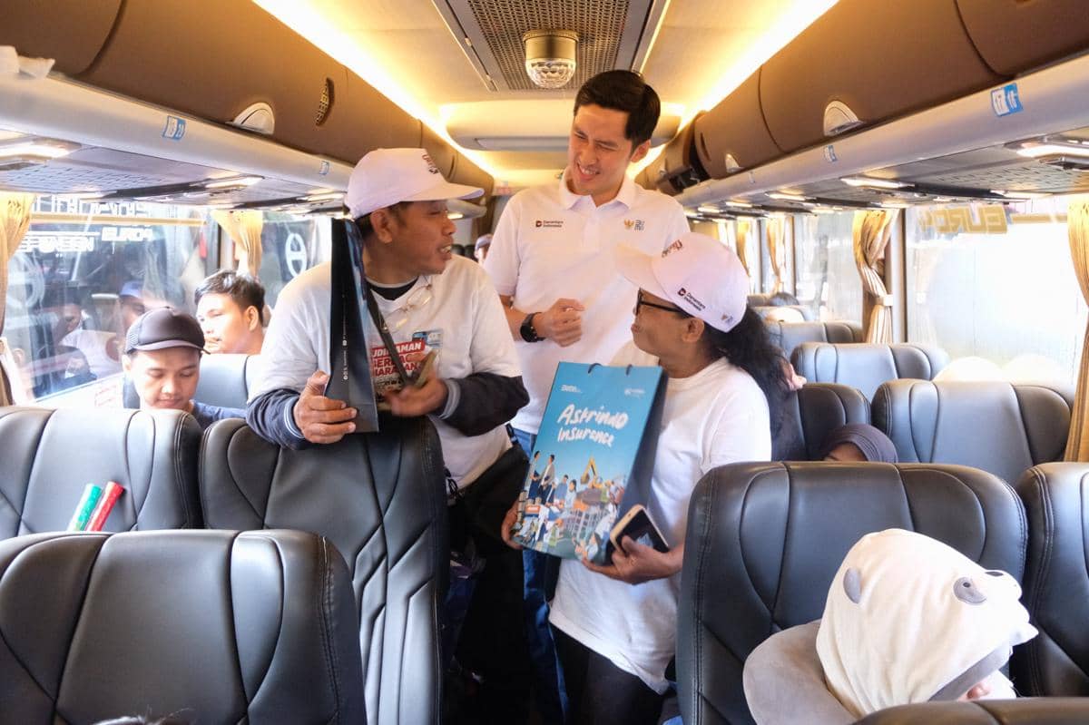 Askrindo Jamin Pemudik Aman: 500 Warga Diangkut Gratis dengan Perlindungan Asuransi Personal Accident