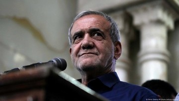 Presiden Iran Masoud Pezeshkian. (DW News)