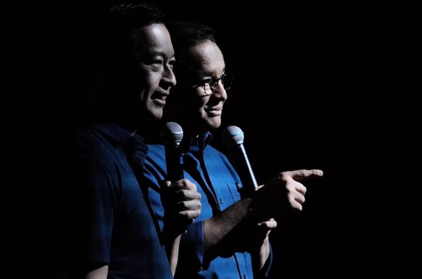 Mantan Menteri Perdagangan Thomas Trikasih Lembong atau Tom Lembong bersama mantan Gubernur DKI Jakarta Anies Baswedan. Foto: Instagram Anies Baswedan