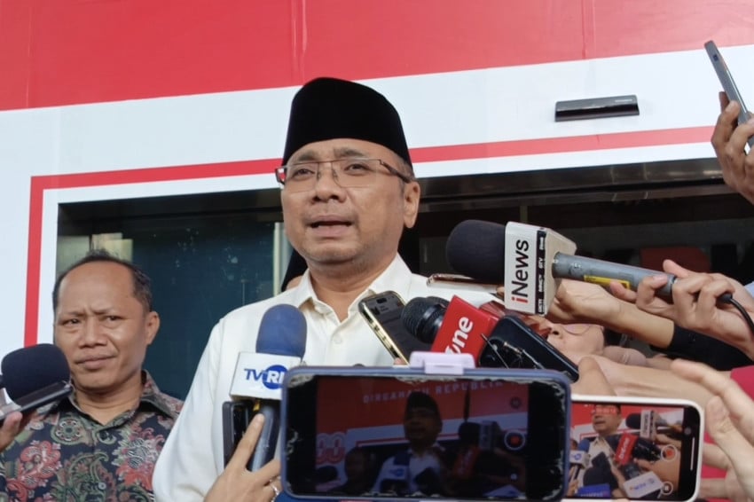 Keputusan Komisi Pemberantasan Korupsi (KPK) mengalihkan penahanan mantan Menteri Agama Yaqut Cholil Qoumas (Gus Yaqut) dari rutan menjadi tahanan rumah terus menuai kritik. Foto: Dok SindoNews/Nur Khabibi
