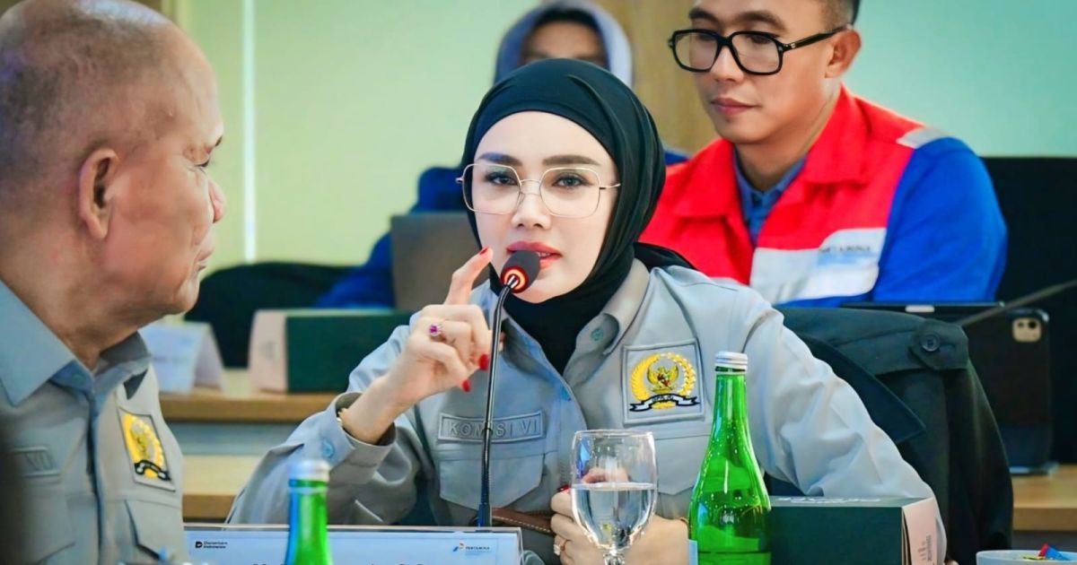 Anggota DPR RI Mulan Jameela memberikan klarifikasi tegas terkait isu hoaks yang menyebut dirinya memojokkan guru. (Foto: ist)
