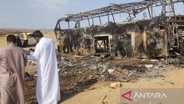 Mencekam! Bus Angkut Jemaah Umrah Terbakar Hebat di Gerbang Madinah, Nasib Kompensasi Diperjuangkan