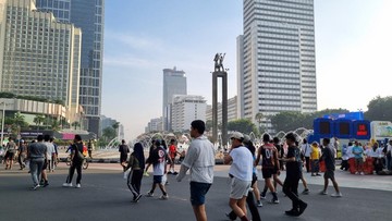 Usai Idul Fitri, Warga Jakarta Serbu CFD Bundaran HI: Ritual Bakar Kalori Opor dan Rendang