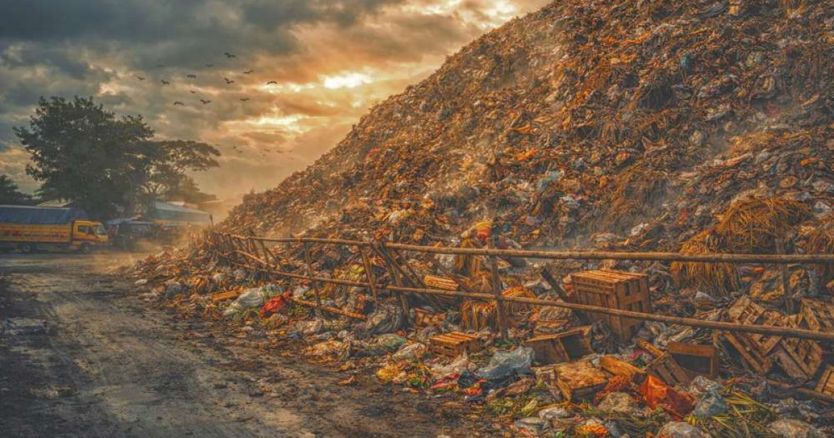 Waduh! Sampah 6.970 Ton Menggunung di Pasar Kramat Jati, Pasar Jaya Kerahkan 33 Truk