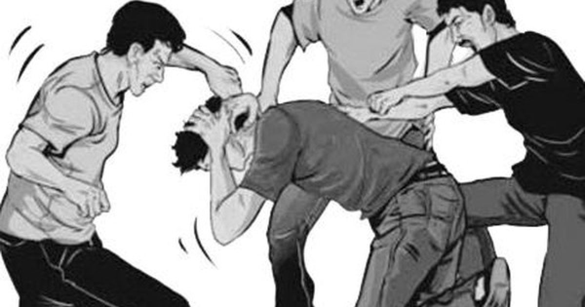 Iluatrasi pengeroyokan.