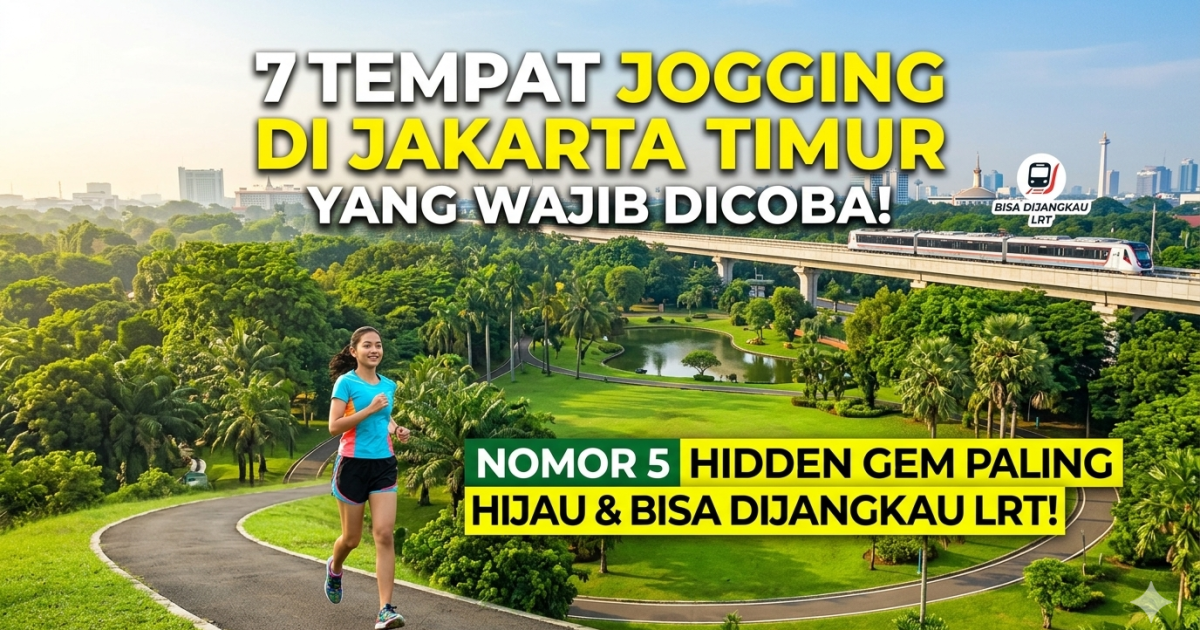 7 Tempat Jogging di Jakarta Timur yang Wajib Dicoba, Nomor 5 Hidden Gem Paling Hijau dan Bisa Dijangkau LRT!