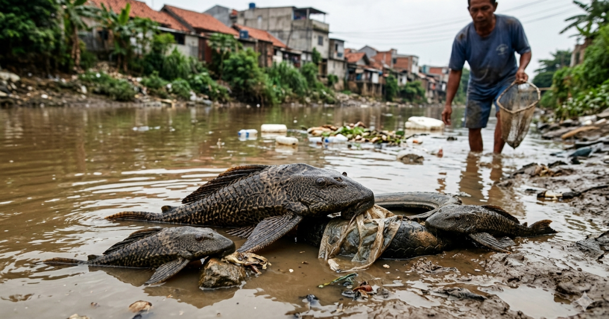 Invasi Ikan Sapu-Sapu di Sungai Jakarta: Ancaman Ekosistem hingga Risiko Longsor, Nomor 3 Jadi Alasan Mengapa Bahaya Dikonsumsi!