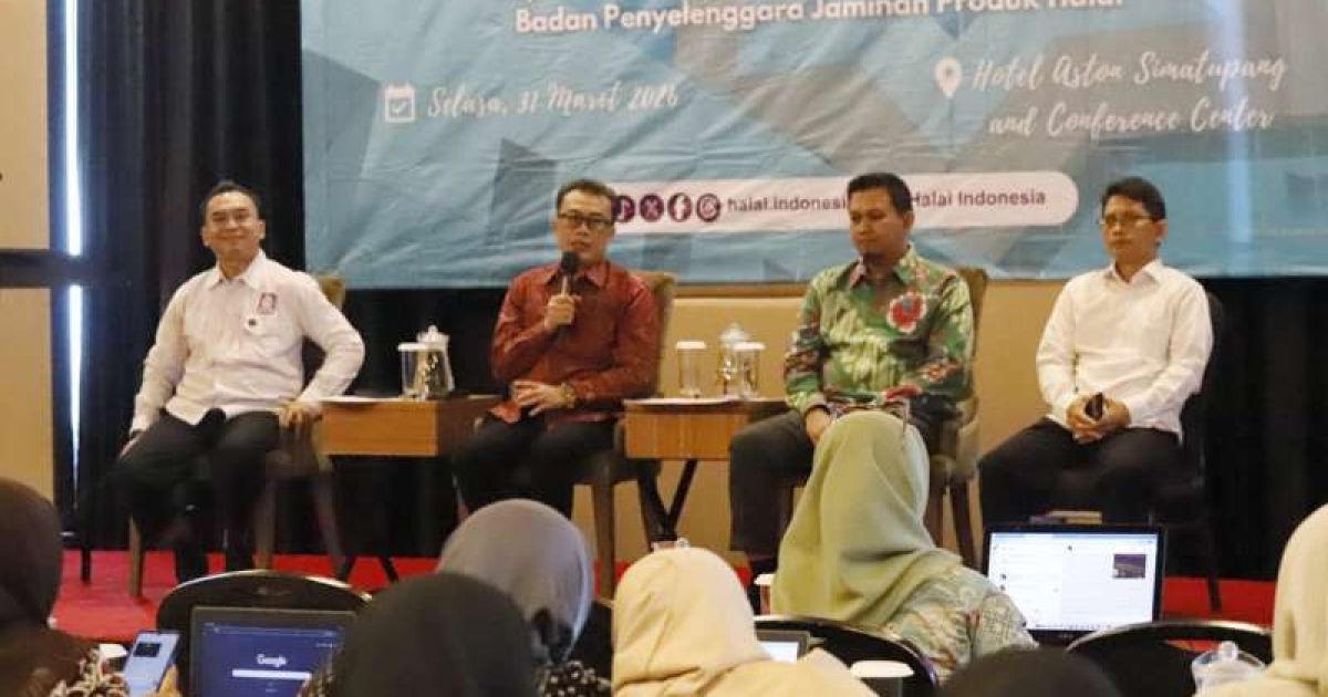 BPJPH menggelar kegiatan Peningkatan Mutu Penyelia Halal Batch 2 di Jakarta, yang diikuti 125 penyelia halal dari pelaku UMK. foto: BPJPH