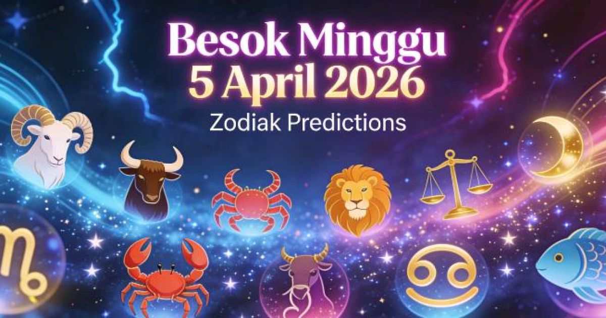 Ramalan Zodiak Besok Minggu 5 April 2026: 12 Zodiak Dapat Energi Baru, Beberapa Akan Mengalami Perubahan Mengejutkan