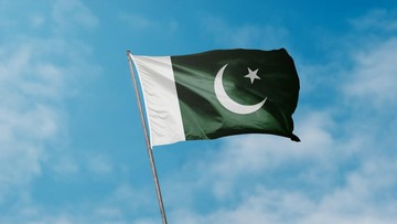 Ilustrasi bendera Pakistan (Foto: Getty Images/iStockphoto/Nomi2626)