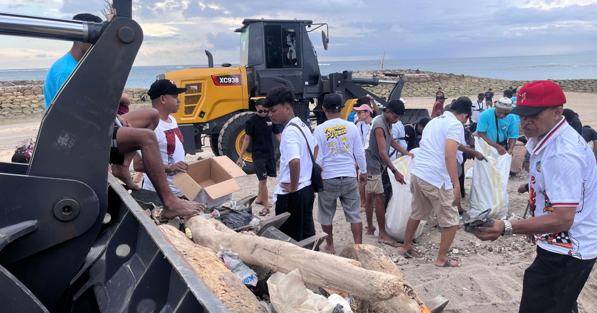 Foto Aksi Bersih Pantai Jerman Oleh Diaspora Alor, 5 April 2026 (Hey Bali)