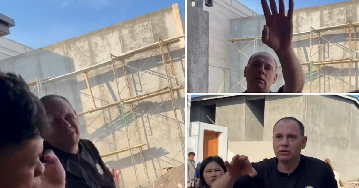 Tangkapan Layar Video Viral Pemukulan Bule Russia di Bali Kepada Seorang Warga Lokal Karena Terganggu Oleh Suara Masak (Hey Bali)