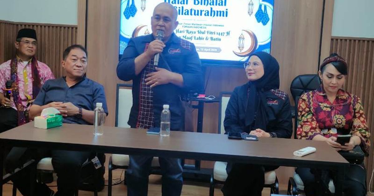 FORWAN menggelar Halal Bihalal yang jadi momentum penting dalam mempererat hubungan antara pengurus dan anggota, sekaligus membangun rasa kebersamaan. foto: Henry Hens