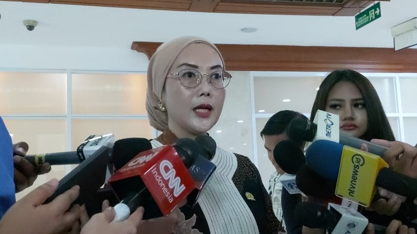Anggota Komisi VIII DPR RI Fraksi PDIP Selly Andriany Gantina mengkritisi ihwal dikeluarkannya wacana war ticket haji oleh Kementerian Haji dan Umrah (Kemenhaj). Foto/Felldy Asyla Utama