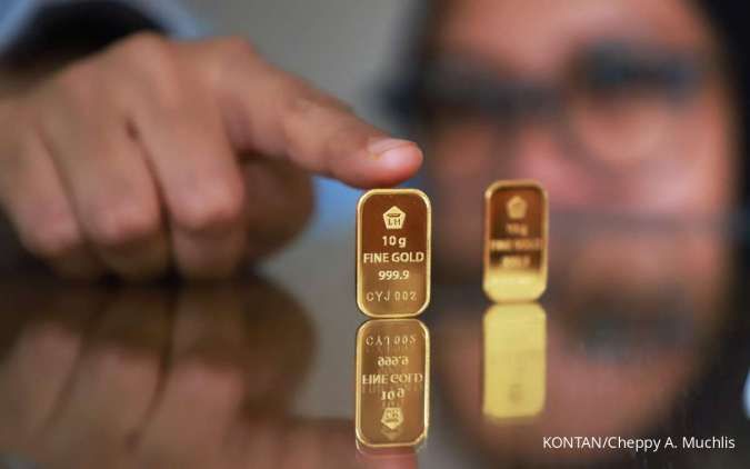 ILUSTRASI. Emas Batangan Turun Harga (KONTAN/Cheppy A. Muchlis)