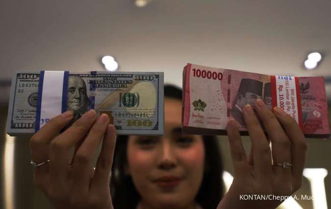 ILUSTRASI. proyeksi rupiah untuk Senin (20/4/2026)