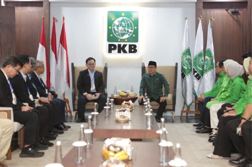 Ketua Umum PKB Abdul Muhaimin Iskandar atau Cak Imin menerima kunjungan delegasi Malaysian Chinese Association(MCA). Foto/istimewa