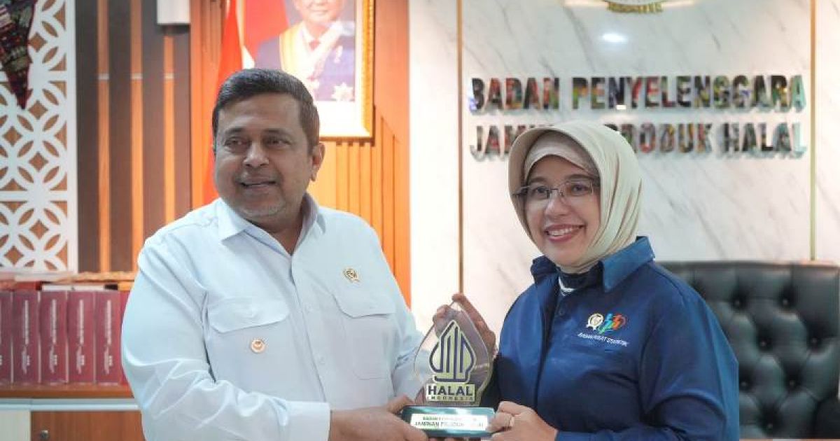 BPJPH berkolaborasi dengan BPS terutama dalam pertukaran dan pemutakhiran data yang relevan dengan pengembangan ekosistem halal nasional. foto: BPJPH