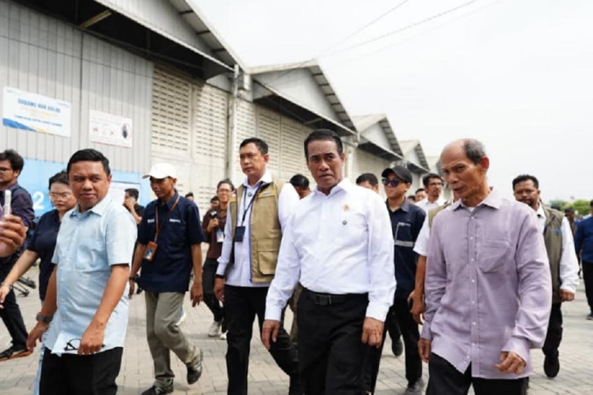 Menteri Pertanian Andi Amran Sulaiman menyatakan cadangan beras nasional mencatat sejarah baru. Per 23 April 2026, stok beras nasional mencapai 5.000.198 ton, tertinggi yang pernah dicapai sepanjang sejarah. Foto/Bakom RI