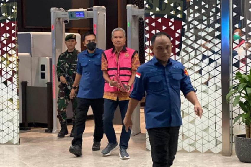 Kejagung kembali menetapkan tersangka baru kasus dugaan korupsi pengelolaan tambang ilegal terkait PT Amin Koalindo Tuhup (AKT) di Murung Raya Kalimantan Tengah. Foto/Danandaya Aria Putra