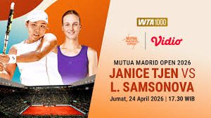 Ilustrasi: Duel Penentuan Janice Tjen di Madrid Open 2026: Siap Hadapi Tantangan Berat Ludmilla Samsonova