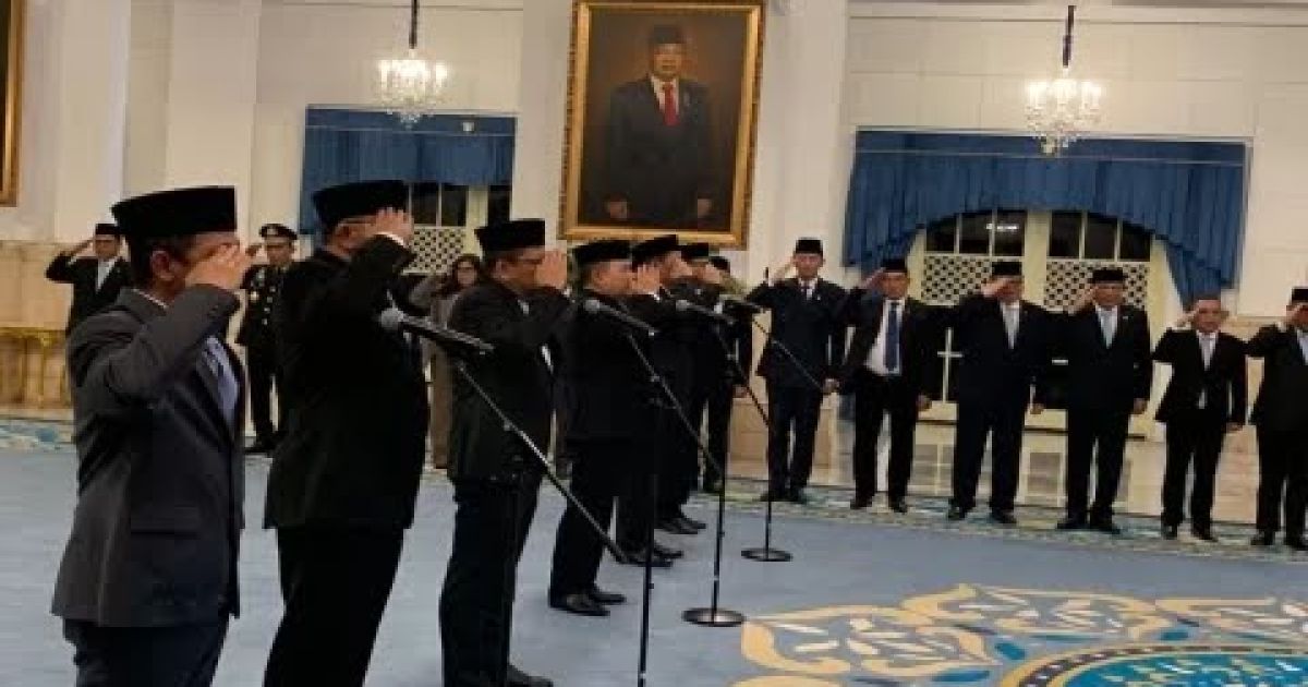 Pelantikan Kabinet Prabowo Subianto ( foto. Istimewa)