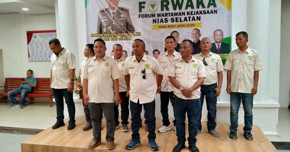 Forwaka Sumut Lantik Forwaka Gunungsitoli, Begini Pesan Irfandi