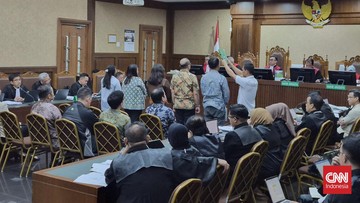 Ilustrasi. Sidang korupsi chromebook era Nadiem. (CNN Indonesia/Faiz Maulida).