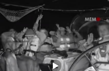 Tentara Israel menangkap kru kapal bantuan Gaza di perairan. Foto/memo