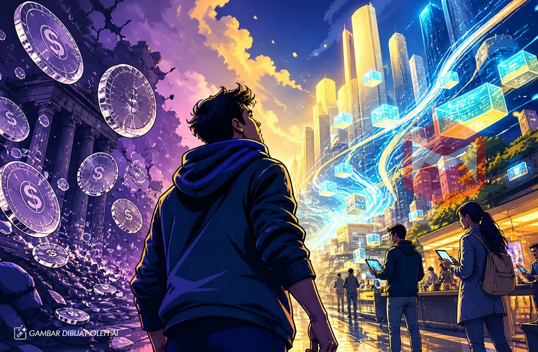 Ilustrasi: Masa Depan Stablecoin Dipertanyakan: a16z Crypto Prediksi Pergeseran Paradigma Uang Digital Global
