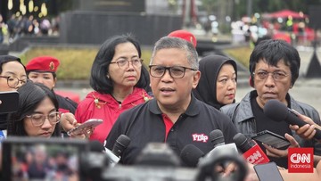 Sekjen PDIP Hasto Kristiyanto. (Foto: CNN Indonesia/Thohirin)
