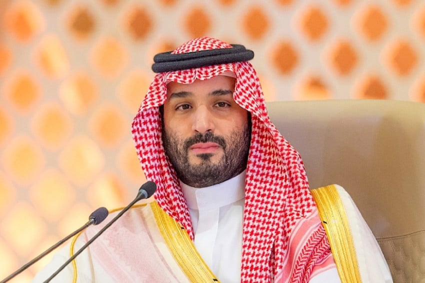 Putra Mahkota Arab Saudi Mohammed bin Salman kecam serangan rudal dan drone terbaru Iran terhadap Uni Emirat Arab, menyebutnya sebagai serangan tak beralasan. Foto/SPA