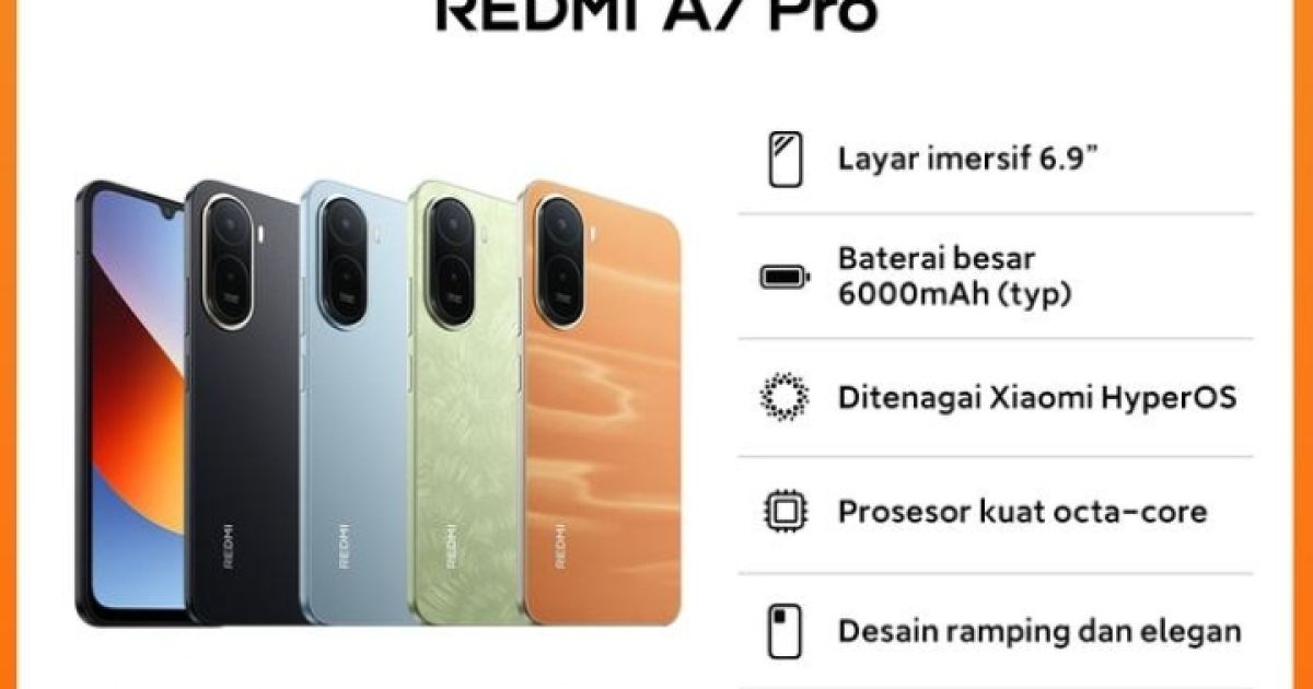 Review Redmi A7 Pro: Gebrakan Layar 120Hz dan Fitur AI di Kelas Harga Rp1 Jutaan (Foto: Redmi)
