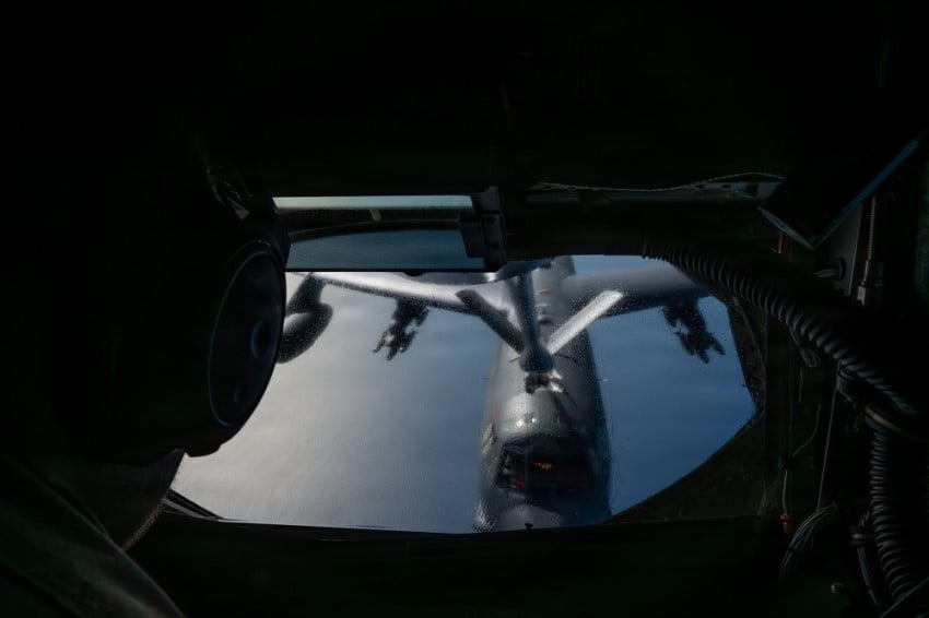 Pesawat KC-135 Stratotanker AS hilang sinyal di Tengan Operasi Project Freedom. Foto/X/CENTCOM