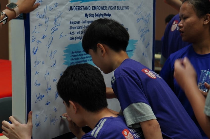 Dalam rangka memperingati Hari Anti Bullying Sedunia, Sekolah Yehonala menyelenggarakan rangkaian kegiatan edukatif. Foto/Istimewa.