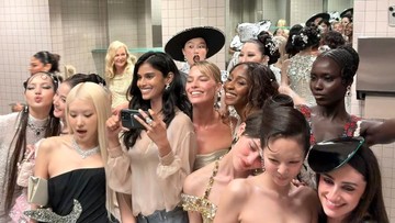 Cuma Pakai 'Jeans', Bhavitha Mandava Unggah Selfie Selebriti di Met Gala 2026/Foto: Instagram