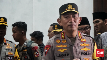 Kapolri Jenderal Listyo Sigit Prabowo memerintahkan seluruh jajaran Reserse Kriminal (Reskrim) agar dapat meningkatkan pelayanan terhadap masyarakat khususnya kelompok rentan. (CNN Indonesia/Tunggul)